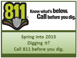 http://call811.com Remember to call 811 before digging!