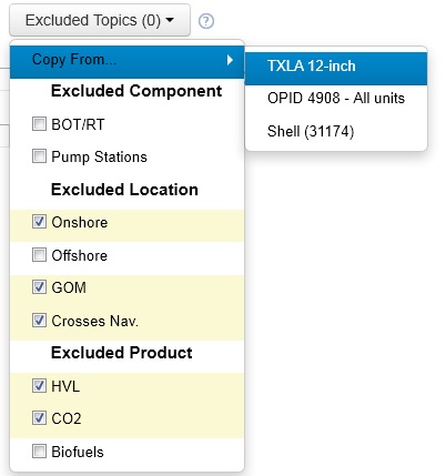 Exclusion Lists