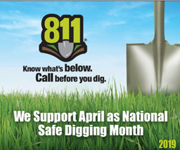 http://call811.com Remember to call 811 before digging!