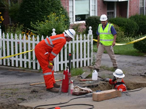 Inspectors on the street