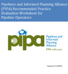 Evaluation Worksheet for Transmission Pipeline Operators